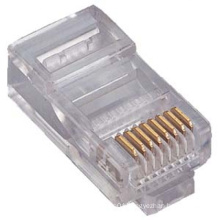 transparent crystal head rj11 rj45 connector 8p8c/6p4c/4p4c, amp rj45 connector cat6